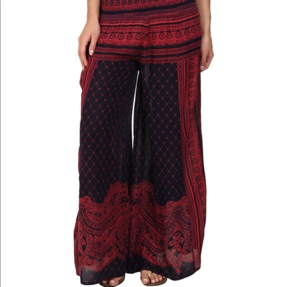 Free People Sahara Smocked Wide Leg Pant